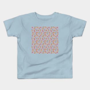 Happy Lollipop Sugar Candy Pattern - Blue Kids T-Shirt